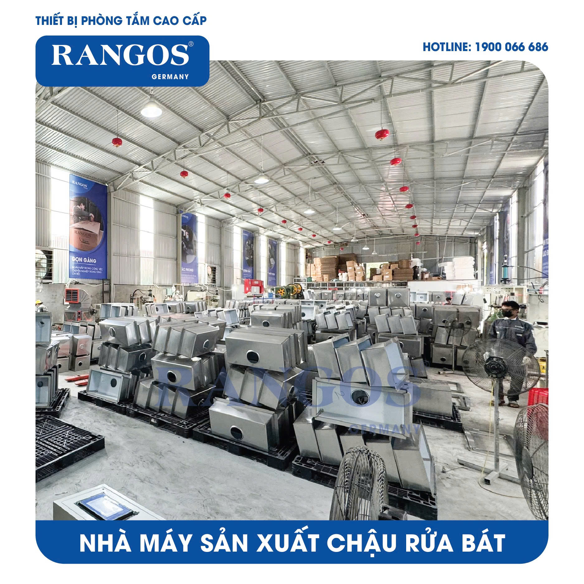 Khám Phá Nhà Máy Sản Xuất Chậu Rửa Bát Của Rangos Tại Việt Nam: Chuẩn Đức Trong Từng Chi Tiết